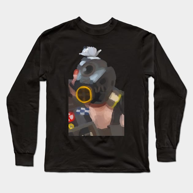 Roadhog watercolor Long Sleeve T-Shirt by Skrayer1219